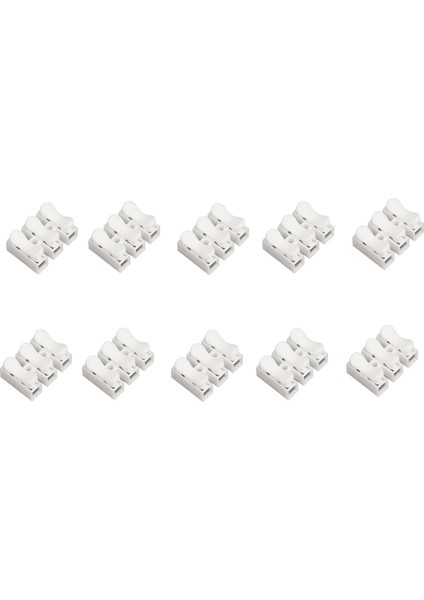Vidasız, Yaylı, Sıra Buat Kablo Klemens, 3\'lü, 3 Pinli, Yaylı Klemens, 10 Adet