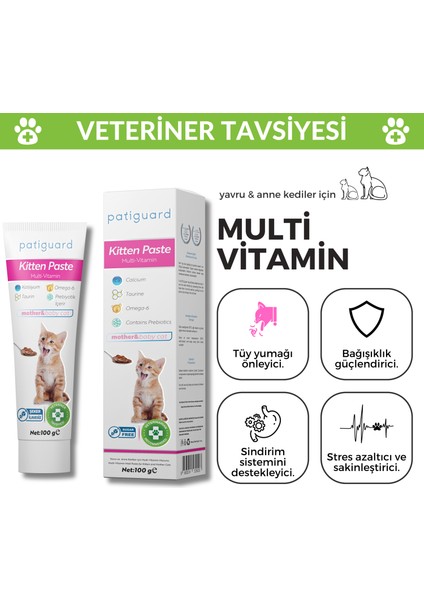 Kitten Paste 100G Yavru &anne Kedi Multivitamin Malt Macun