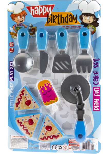 Oyuncak Pizza Seti 9 Parça