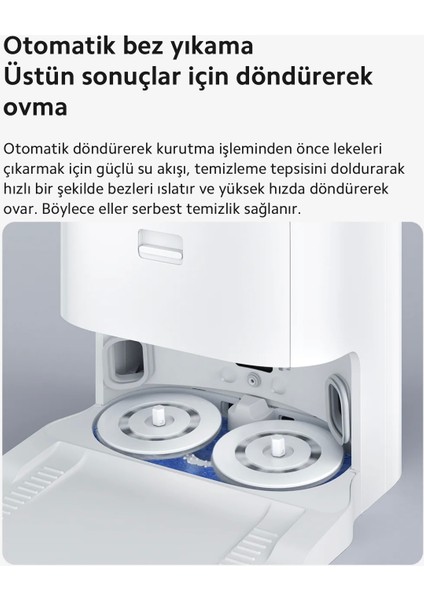 Premium Robot Vacuum X10+ Plus Çöp Istasyonlu Halı Tanıma Fonksiyonlu Akıllı Robot Süpürge | Hepa Filtreli | Kendi Kendini Temizleme, Boşaltma, Kurutma ve Su Doldurma | Onerous Lambader Hediye