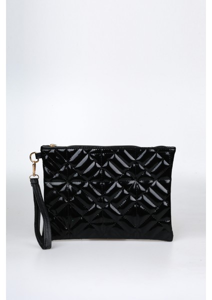 Geometrik Desenli Portföy Clutch El Çantas