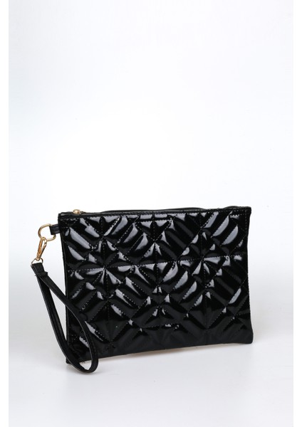 Geometrik Desenli Portföy Clutch El Çantas