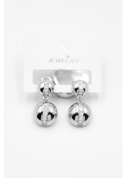 Baget Taşlı Küpe - Gümüş fiyatları