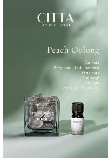 Cıtta Bloom Of Scent | Kokulu Taş Serisi | Peach Oolong Oda Kokusu