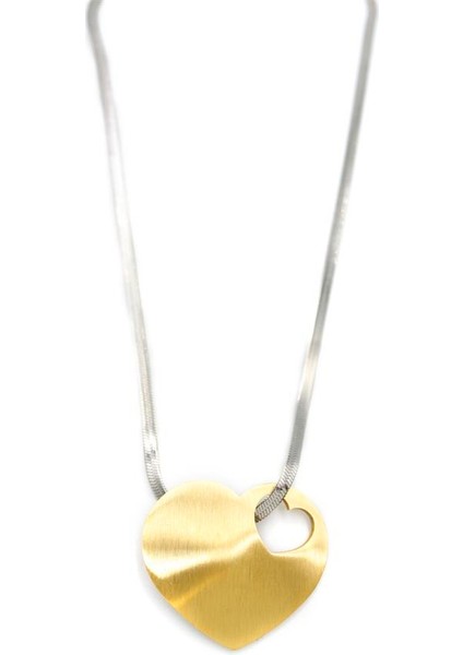 Kalp Kolye - Altın