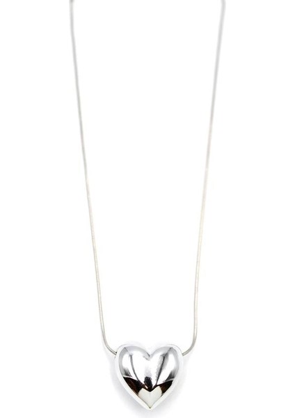 Kalp Kolye - Gümüş