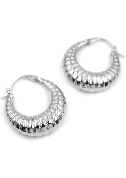 Halka Küpe - Gümüş