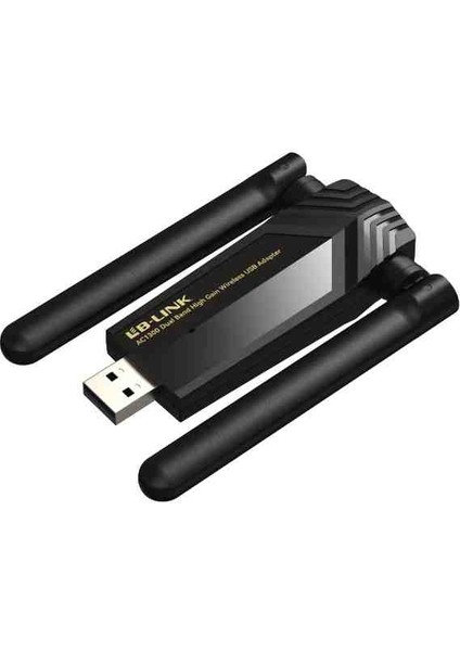 Lb-Link AC1300MBPS USB 3.0 Wifi Adaptörü Dual Band 2.4ghz/5ghz Uyumlu Dahili 2dbi Antenler