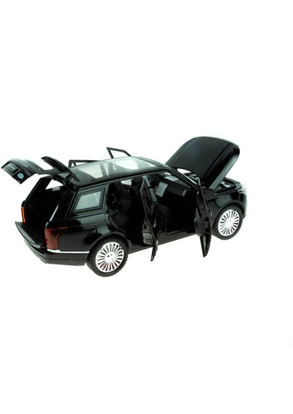 1:24 Ölçek Metal Model Super Suv Çek Bırak Işıklı Sesli Siyah fırsatları
