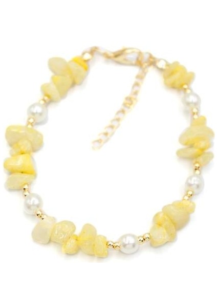 Boncuk Bileklik - Sarı fiyatları