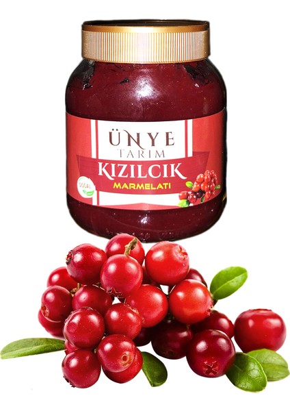 Kızılcık Marmelatı 700 Gr. Cam Kavanoz