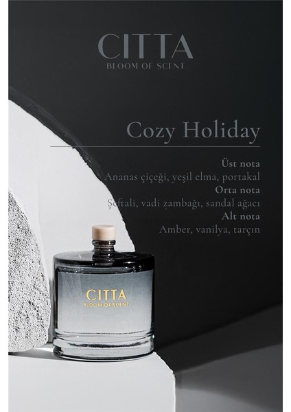 Cıtta Bloom Of Scent | 3'lü Oda Parfümü Seti | Hediye Seti Oda Kokusu | 120 ml Oda Kokusu
