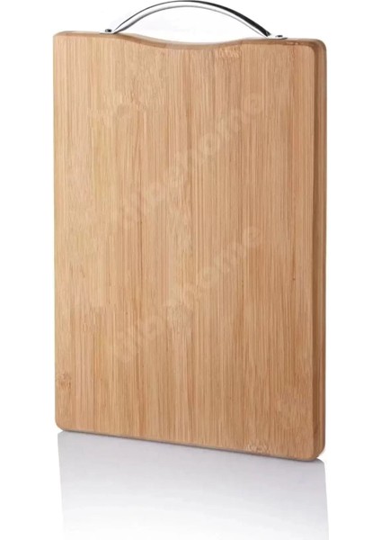 Çelik Saplı Ahşap Kesme Tahtası, Peynir, Et ve Sebze Sunumu, 20x30 cm fırsatları