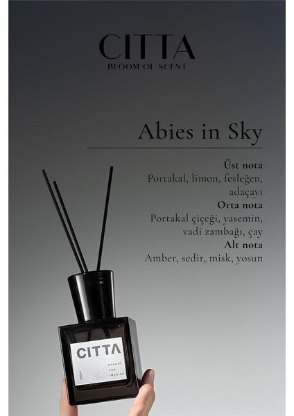 Cıtta Bloom Of Scent | Abies In Sky Oda Kokusu | 200 ml Oda Kokusu