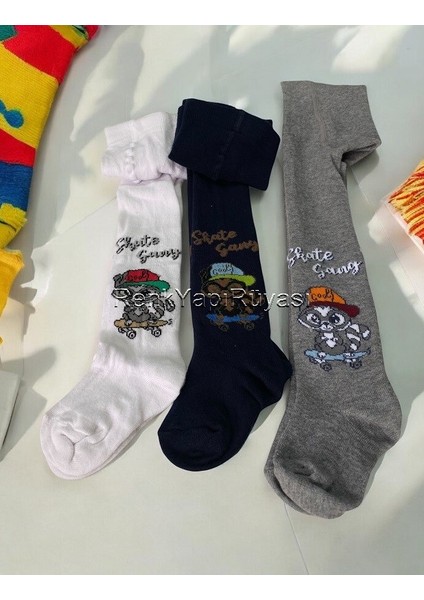 6 Adet %80 Pamuklu Erkek Çocuk Kilotlu Çorap Çocuk Külotlu Çorap modelleri