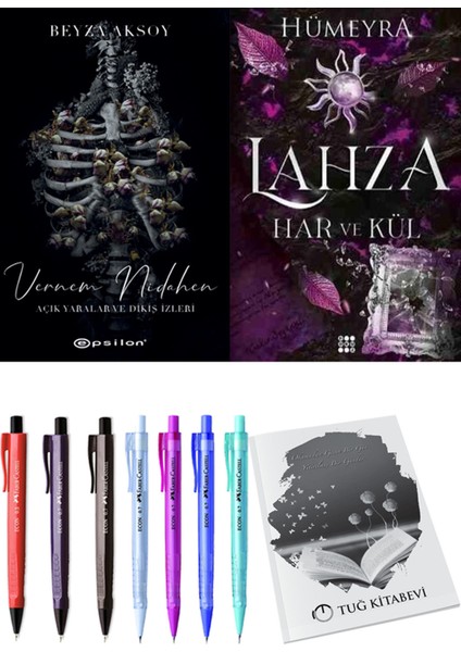 Lahza 2 Har ve Kül ve Vernem Nidahen 2'li Set - Kalem