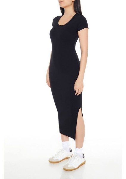 F21 Bodycon Maxi Tişört Elbise