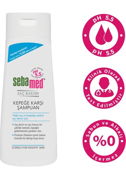 Şampuan 200ML Kepeğe Karşı (Yağlı ve Kepeğe Yatkın Saç Derisi Için) (5 Li Set) fırsatları