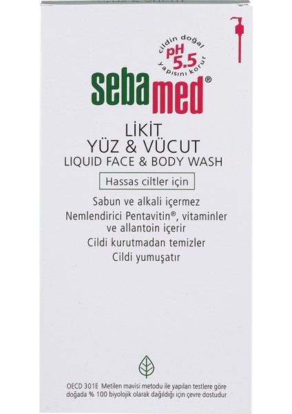 Yüz ve Vücut Temizleyici Likit 1000ML (4 Lü Set) indirimleri