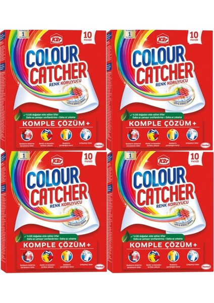 Colour Catcher Renk Koruyucu Mendil 40 Lı Set (4pk*10)