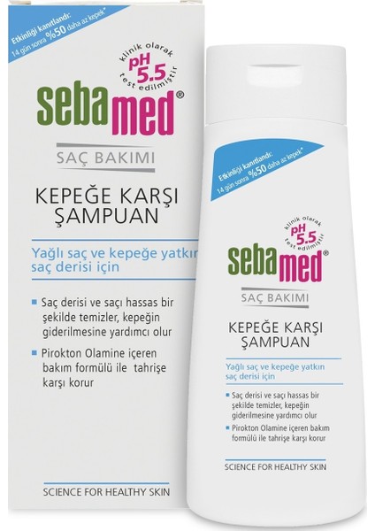 Şampuan 200ML Kepeğe Karşı (Yağlı ve Kepeğe Yatkın Saç Derisi Için) (4 Lü Set)