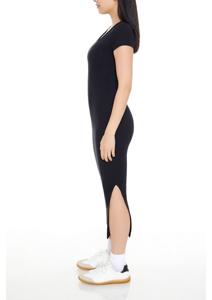 F21 Bodycon Maxi Tişört Elbise