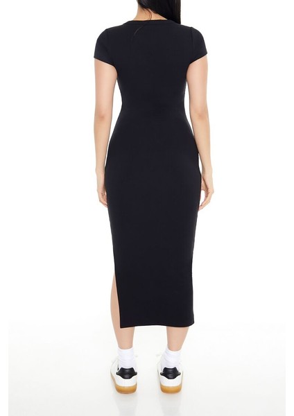 F21 Bodycon Maxi Tişört Elbise