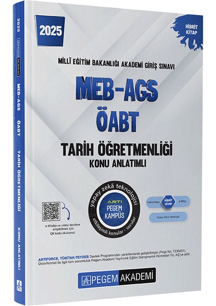 2025 MEB-AGS-ÖABT Tarih Öğretmenliği Konu Anlatımlı