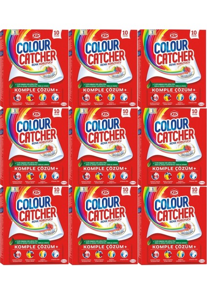 Colour Catcher Renk Koruyucu Mendil 90 Lı Set (9pk*10)