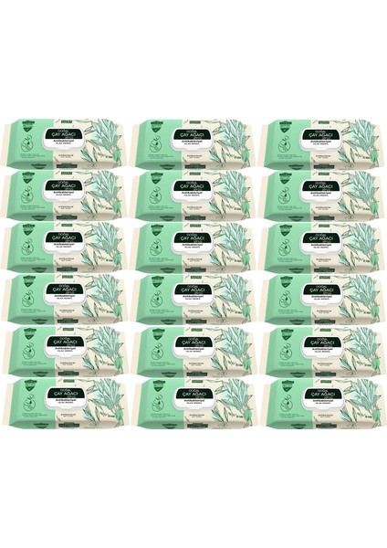 Islak Havlu Mendil 50 Yaprak (18 Li Set) Çay Ağacı Serisi Antibakteriyel (900 Yaprak)