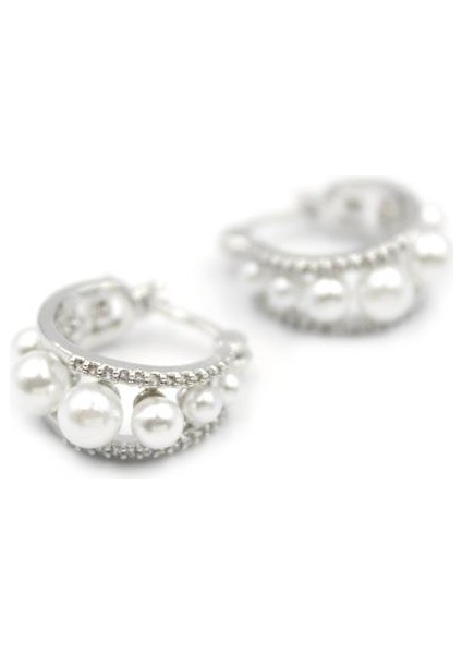 Inci Halka Küpe - Gümüş