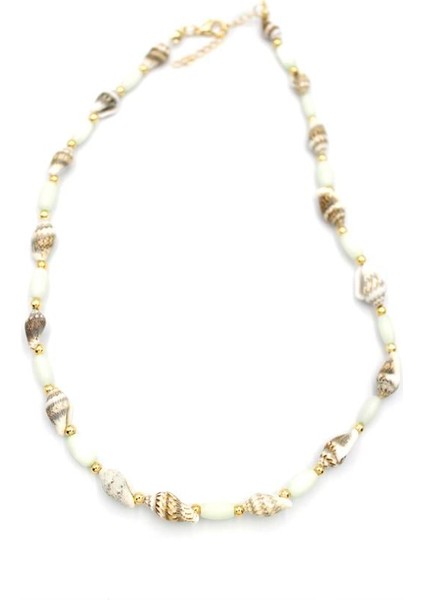 Deniz Kabuğu Kolye - Beyaz fiyatları