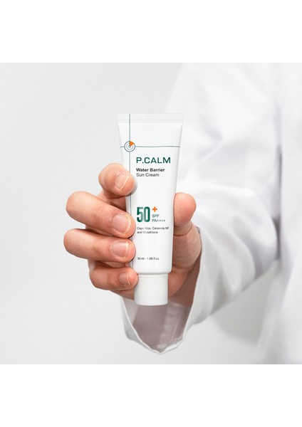 Niacinamide ve Madecassoside Içeren Yatıştırıcı Etkili Hafif Formüllü Water Barrier Güneş Kremi Spf50+ Pa++++ 50ml