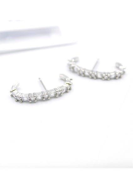 Taşlı Küpe - Gümüş fiyatları