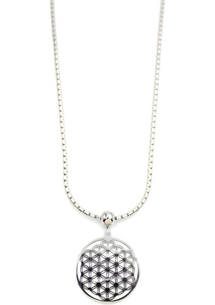 Yaşam Çiçeği Kolye - Gümüş