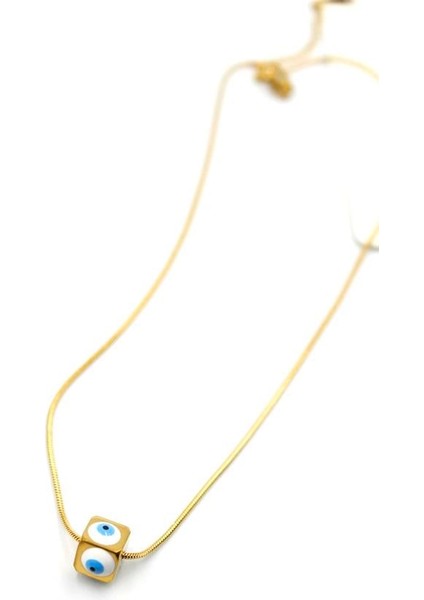 Yılan Zincirli Nazar Kolye - Altın fiyatları