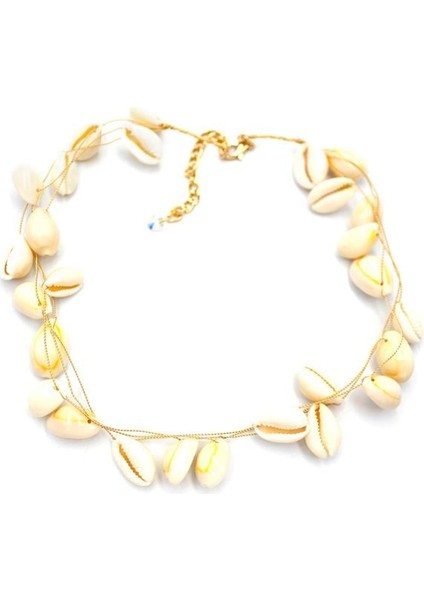 Deniz Kabuğu Kolye - Beyaz fiyatları