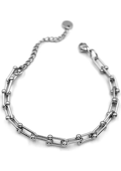 Tf Zincir Bileklik - Gümüş