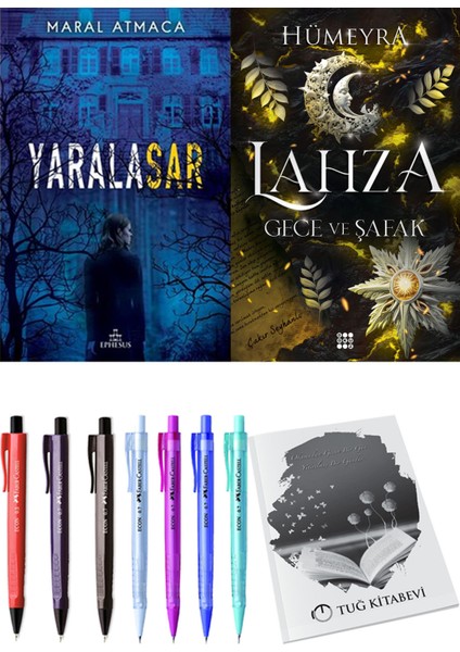 Lahza 3 Gece ve Şafak ve Yaralasar 1 2'li Set - Kalem