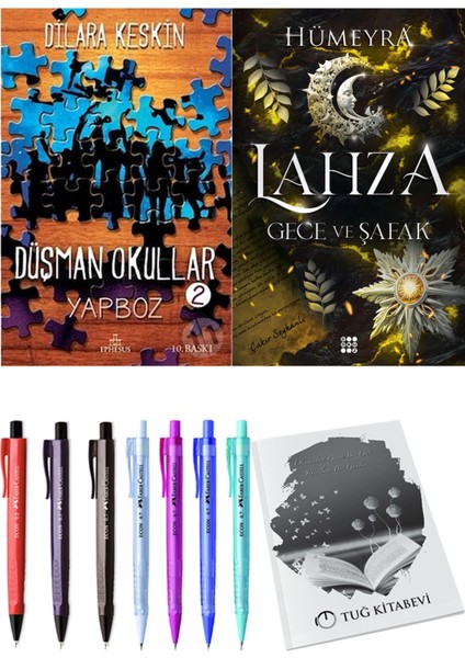 Lahza 3 Gece ve Şafak ve Düşman Okullar 2 2'li Set - Kalem