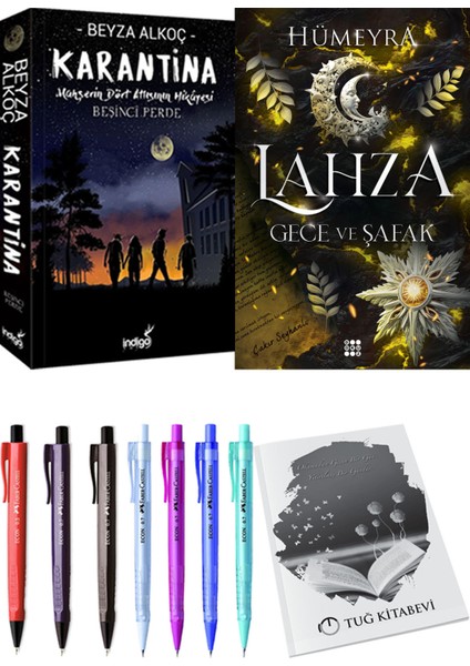 Lahza 3 Gece ve Şafak ve Karantina 5 2'li Set - Kalem