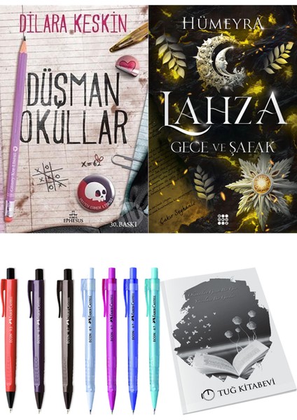 Lahza 3 Gece ve Şafak ve Düşman Okullar 1 2'li Set - Kalem