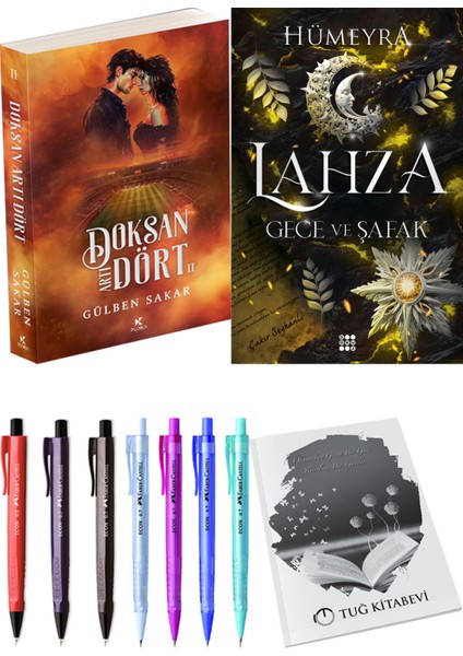 Lahza 3 Gece ve Şafak ve Doksan Artı Dört 2 2'li Set - Kalem