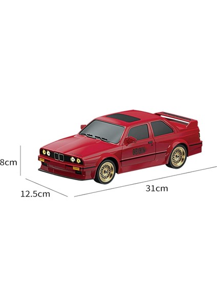 Uzaktan Kumandalı 1:16 Bmw E30 Araba Full Fonksiyon Işıklı Drift Bmw E30 40 Km Hız Yapan E30