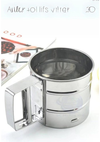 Tekno Trust Metal Lüx Paslanmaz Çelik Pratik Un Eleği Pasta Malzemeleri, Paslanmaz Çelik Un ve Şeker Eleği Elek fiyatları