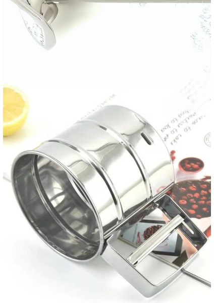 Tekno Trust Metal Lüx Paslanmaz Çelik Pratik Un Eleği Pasta Malzemeleri, Paslanmaz Çelik Un ve Şeker Eleği Elek indirimleri