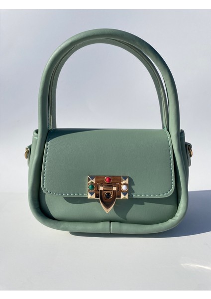 Kadın Taş Detaylı Mini Çanta modelleri