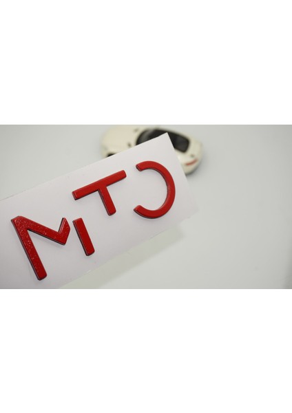 Mito Kırmızı Abs Bagaj Yazı Logo Alfa Romeo Ile Uyumlu