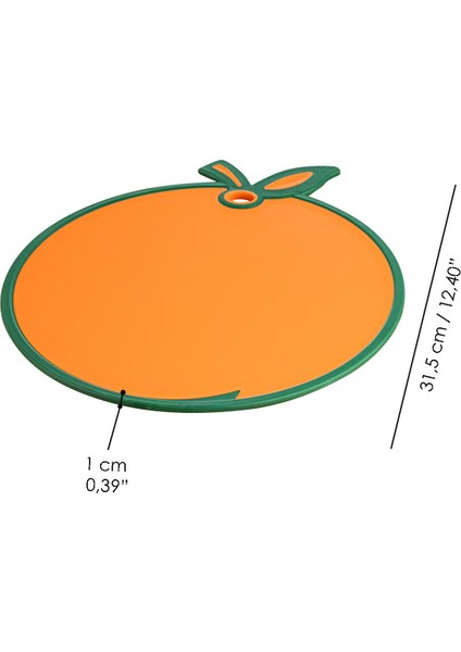Turuncu Meyve ve Sebze Kesme Tahtası, Esnek, Pratik ve Renkli Mutfak Gereci indirimleri