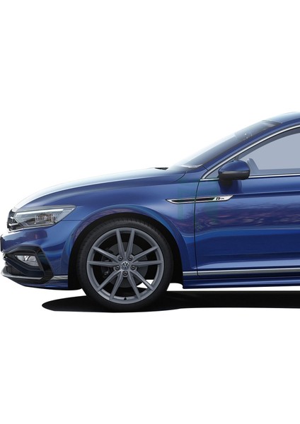 Passat B8.5 R-Line Çamurluk Çıtası Krom Siyah SD 2019 Sonrası Modeller İçin